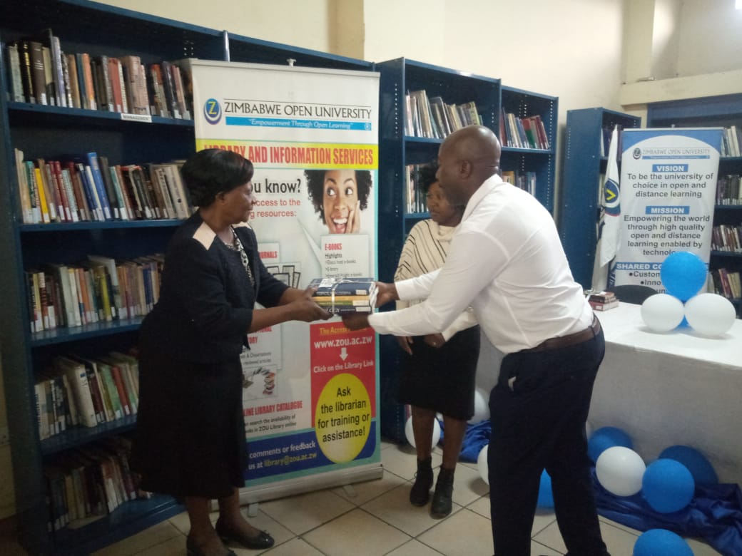 ZOU Bulawayo Library Donation in 2023