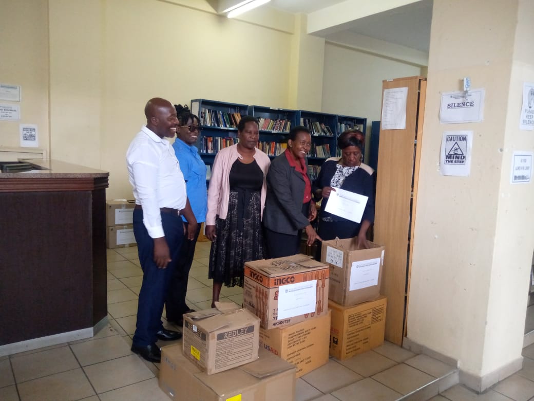 ZOU Bulawayo Library Donation in 2023